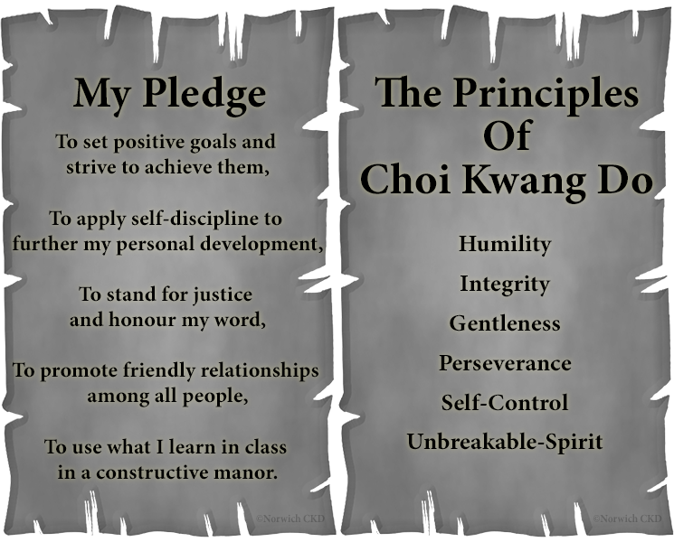 Pledge And Principles Parchment